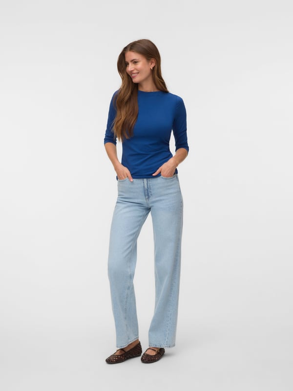 Vero Moda 5715909053174 skjorte & top T-shirt Modal, Bomuld, Elastin