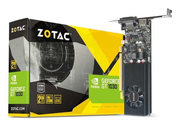 Zotac ZT-P10300A-10L grafikkort NVIDIA GeForce GT 1030 2 GB GDDR5
