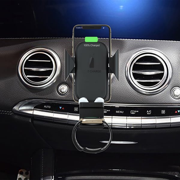 Miniatyrbillede 5 af 5: Terratec ChargeAir All Car Aktiv holder Mobiltelefon/Smartphone, SmartWatch Sort
