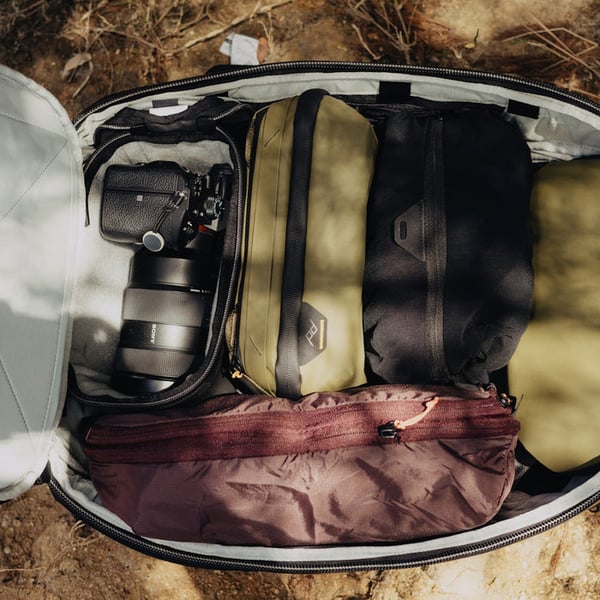 Peak Design Travel rygsæk Rejserygsæk Brun Nylon, Genanvendt polyester