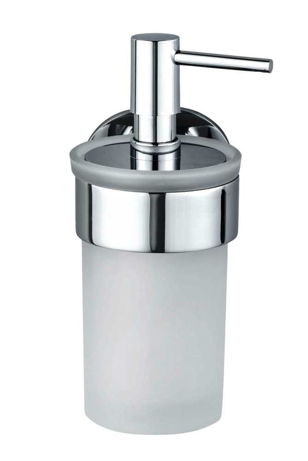 WENKO 25021100 tvåldispenser 0,15 l Rostfritt stål, Vit
