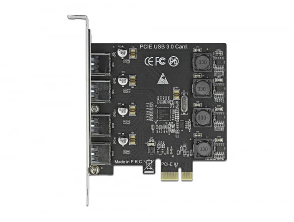 Miniatyrbild 1 av 5: DeLOCK 90509 nätverkskort/adapters Intern USB 3.2 Gen 1 (3.1 Gen 1)