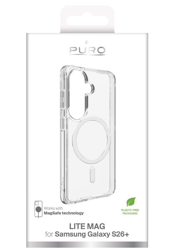 SBS PUSGS26PLITEMAGT mobiltelefon etui 17 cm (6.7") Cover Transparent
