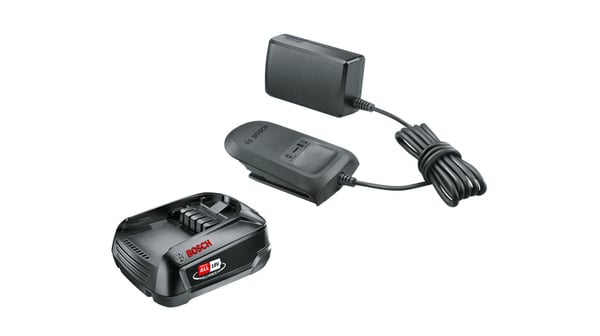 Bosch 1 600 A02 625 batteri och laddare för motordrivet verktyg Set med batteri och laddare
