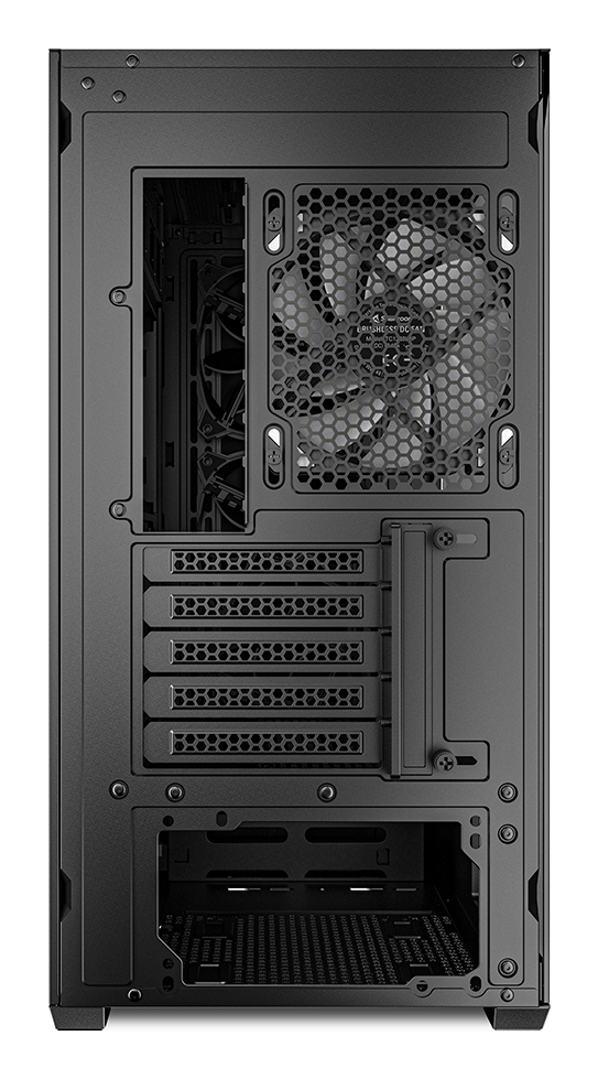 Sharkoon MK4W RGB Strip Micro Tower Musta