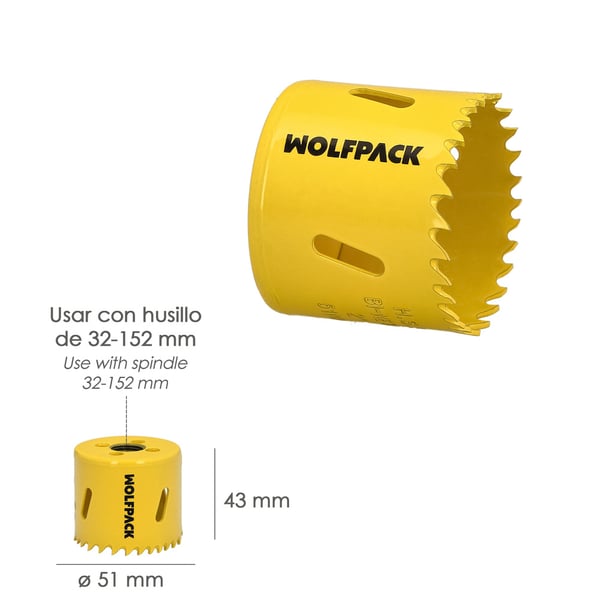 Miniatyrbillede 2 af 4: Wolfpack 09113120 hulsav