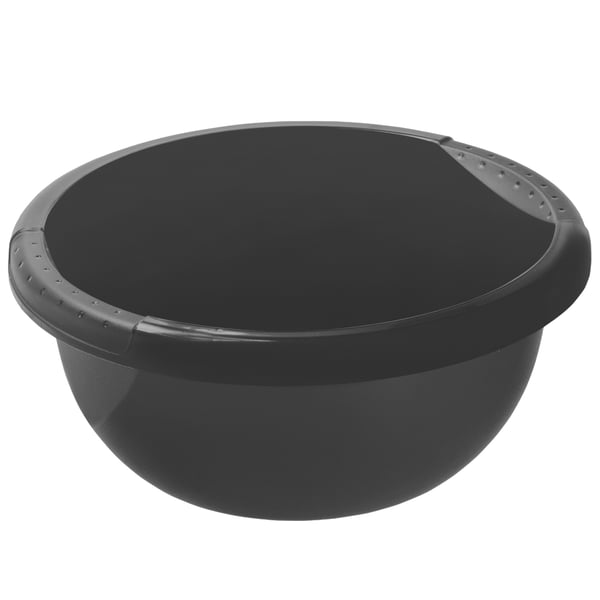 Rotho DAILY tvättkorg 6 l Rund Plast Svart