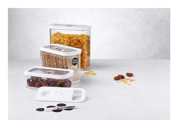 Miniatyrbillede 7 af 20: ZWILLING 1026082 Rektangulær Container 5,4 L Transparent, Hvid 5 stk