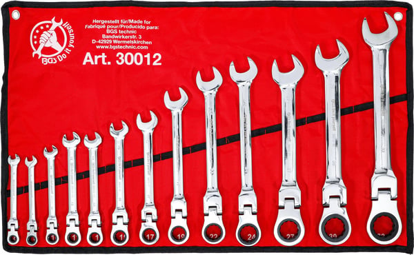 Miniatyrbild 1 av 7: BGS technic Ratchet Combination Wrench Set