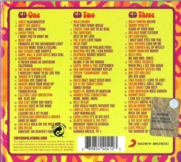 Miniatyrbillede 2 af 2: Sony Music The Classic 70s Collection, 3CD CD Verdensmusik Various