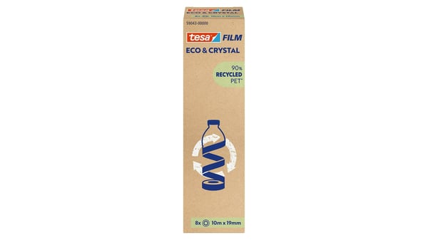 TESA Eco & Crystal håndværkstape 10 m Transparent
