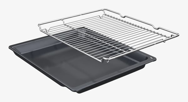 Bosch Serie 4 HBA514ES3 ovn 71 L 3400 W Sort, Rustfrit stål