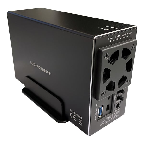LC-Power LC-35U3-RAID-2 - HDD-kabinet - 3.5\" - SATA - Serial ATA II - Serial ATA III - 5 Gbit/s - US