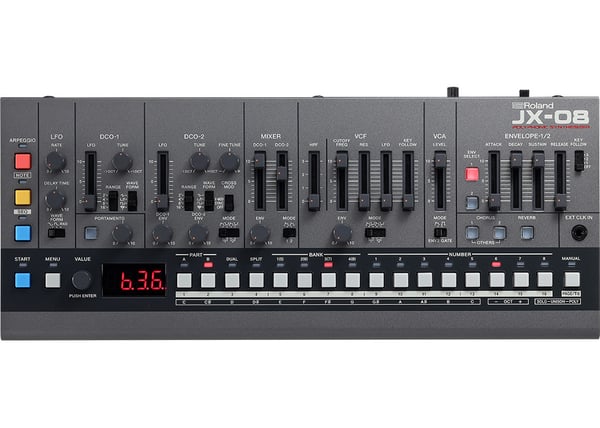 Roland JX-08 synthesizer Digital synthesizer Sort