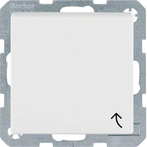 Hager 47511909 stikkontakt Type F Hvid