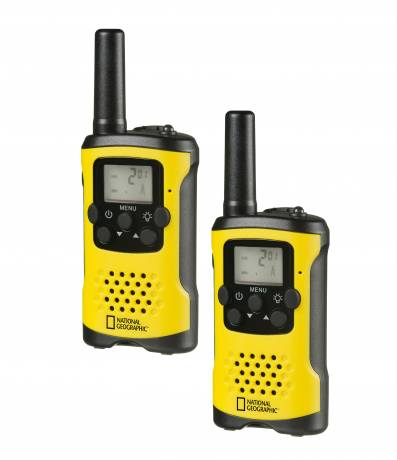 Miniatyrbillede 1 af 3: National Geographic 9111400 to-vejs radio 8 kanaler Sort, Gul