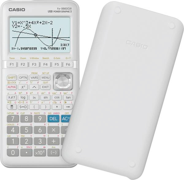 Pikkukuva 2 / 2: Casio fx-9860GIII laskin Tasku Graafinen laskin Valkoinen
