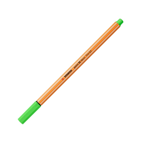 STABILO point 88 fineliner Grøn 1 stk