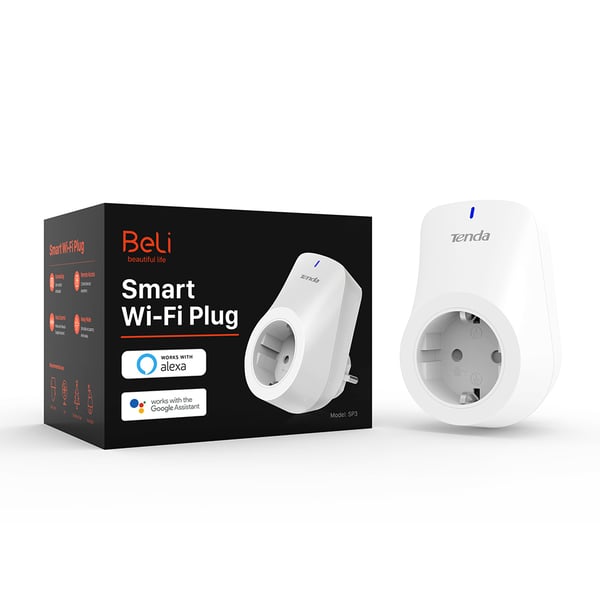 Tenda SP3 smart stik 2300 W Hjem Hvid
