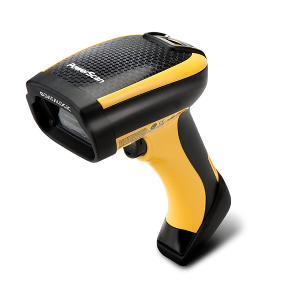 Datalogic PowerScan PM9100 Handhållen steckkodsläsare 1D LED Svart, Gul
