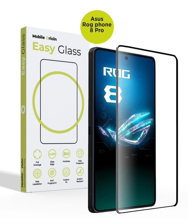 Pikkukuva 1 / 3: Mobile Origin EasyGlass Kirkas näytönsuoja Asus 1 kpl