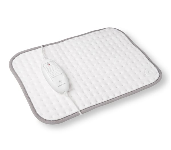 Inventum HNK18 varmelagen og -pude Elektrisk sengevarmer 100 W Grå, Hvid Fleece