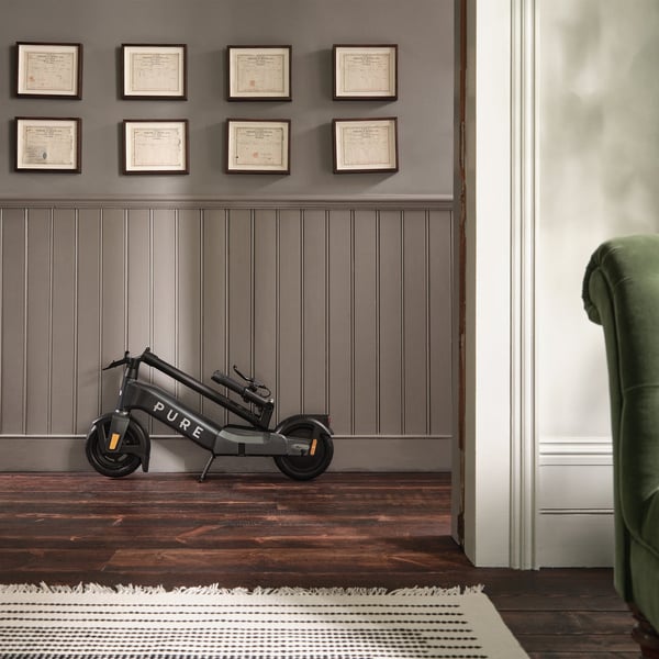 Pure Electric Advance+ elmoped 1 sittplatser 22 km/t 924 W Grå