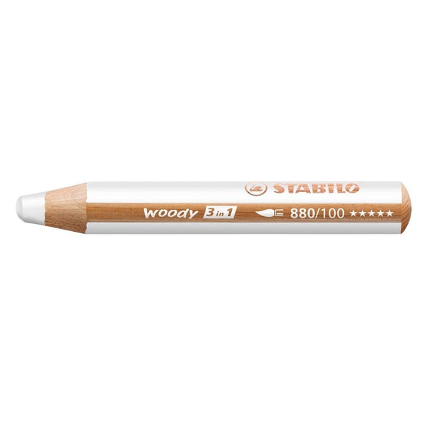 STABILO woody 3 in 1 Valkoinen 1 kpl STABILO woody 3 in 1 Valkoinen 1 kpl