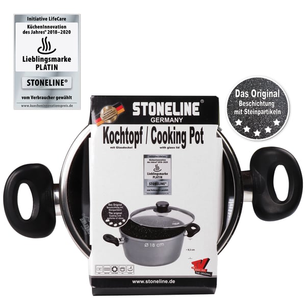 STONELINE 6741 suppegryde 1,8 L Anthracit Aluminium