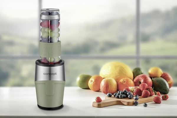 Miniatyrbillede 5 af 6: Concept SM3480 blender 570 L Bordplade blender 500 W Grøn, Rustfrit stål