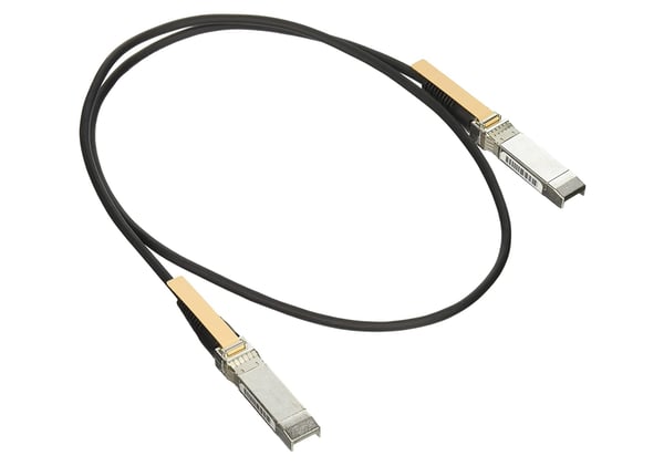 Pikkukuva 1 / 2: Cisco 10GBASE-CU SFP+ Cable 1 Meter InfiniBand- ja kuituoptiikkakaapeli 1 m SFP+ Musta