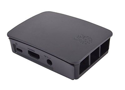 Raspberry Pi RPI3-CASE-BLK-GRY udviklingsboard - tilbehør Kabinet Sort, Grå