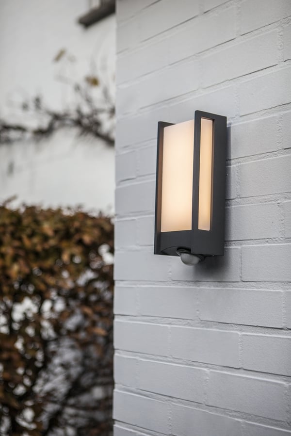 Miniatyrbillede 4 af 4: LUTEC QUBO Udendørs vægbelysning LED F