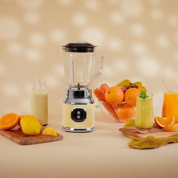 Miniatyrbillede 6 af 7: Cecotec RetroTwist Yellow 1 L Bordplade blender 800 W Gul