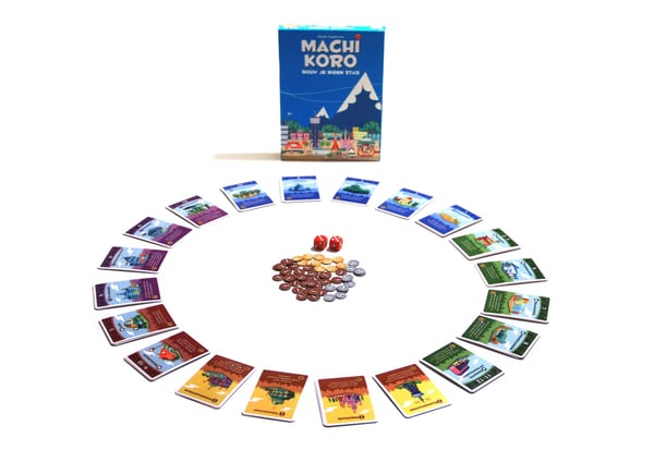 White Goblin Games Machi Koro Lautapeli Liiketaloussimulaatio