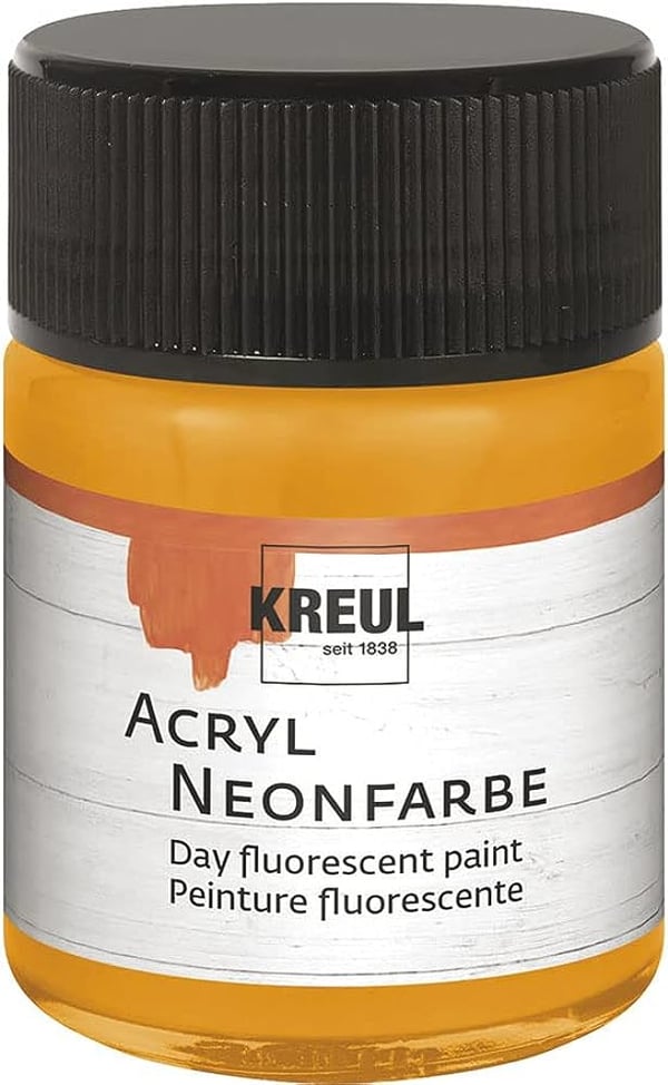 KREUL 77562 akrylmaling 50 ml Orange Krukke
