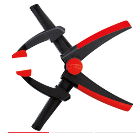 BESSEY VarioClippix U-Puristin 17 cm Musta, Punainen BESSEY VarioClippix U-Puristin 17 cm Musta, Punainen