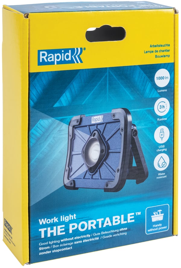 Rapid 5001731 työvalaisin Musta, Sininen LED