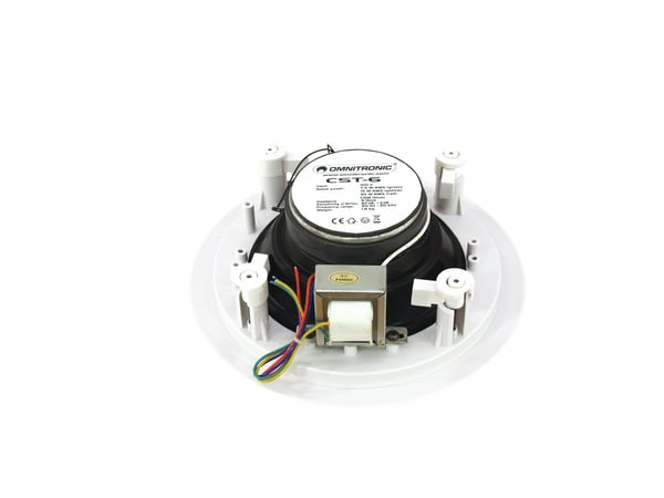 Miniatyrbild 2 av 5: Omnitronic 80710222 högtalare 2-vägs Vit Kabel 20 W