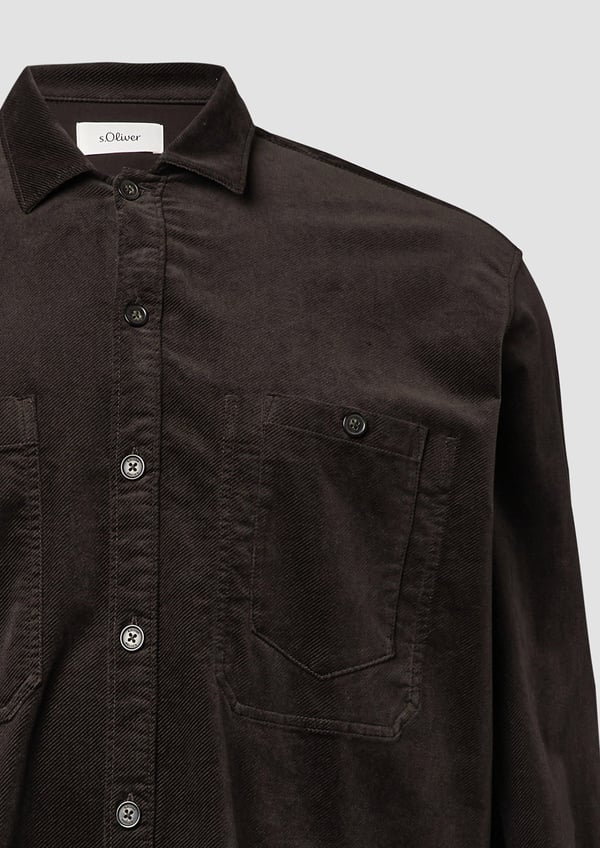 s.Oliver 2176914.8949.4XL skjorte & top Langærmet Bomuld