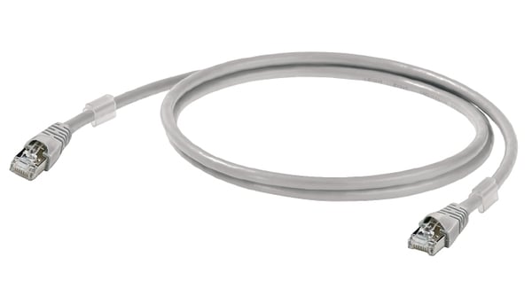 Weidmüller Cat6a S/FTP, 0.2 m nätverkskablar Grå 0,2 m S/FTP (S-STP)