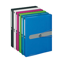 Herlitz 11206141 folder Polypropylen (PP) Blå, Transparent A4