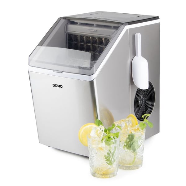 Miniatyrbillede 1 af 20: Domo DO9301IB Indbygget/fritstående isterningefremstiller 20 kg/24t 135 W Rustfrit stål