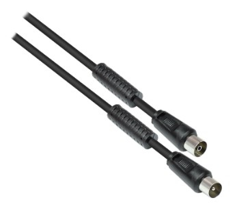Alcasa S-PAK20S koaxial kabel 20 m IEC Sort