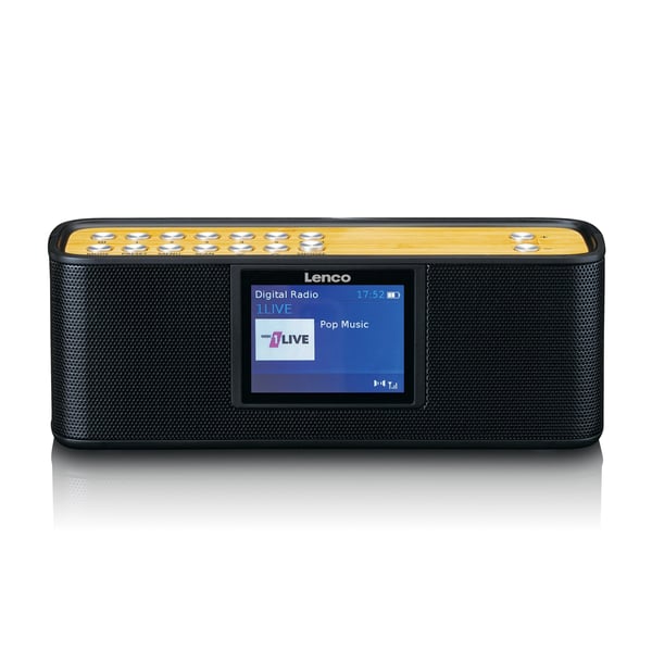 Lenco PDR-045 Bärbar Digital Svart
