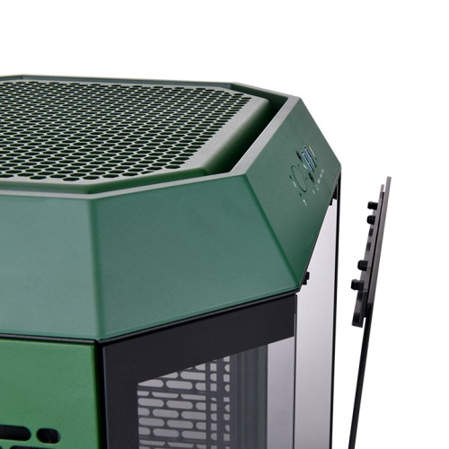 Miniatyrbillede 5 af 6: Thermaltake 300 Racing Green Micro Tower Grøn