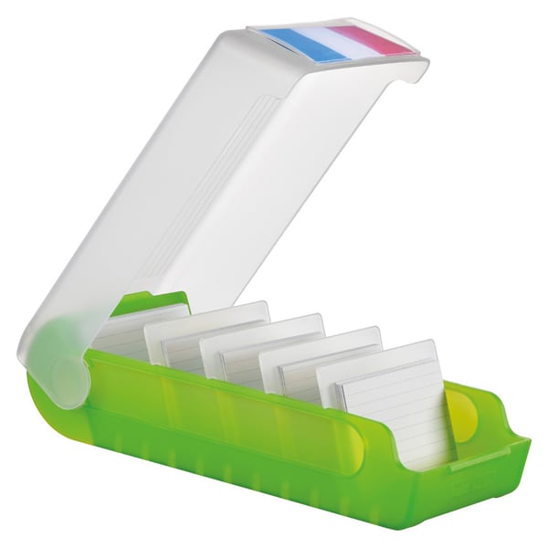 Miniatyrbild 1 av 3: Helit H6901159 plastfickor Grön, Transparent A7