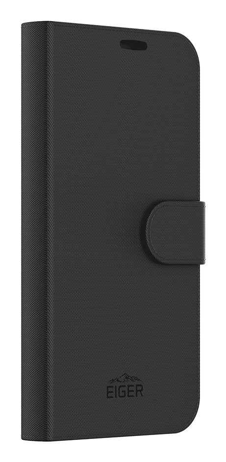 EIGER EGCA00463 mobiltelefon etui 15,5 cm (6.1") Tegnebogsetui Sort