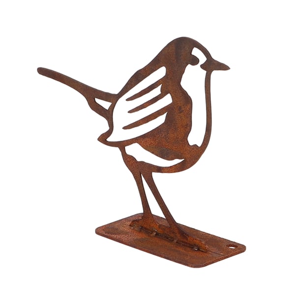 Esschert Design TT240 haven statue Fuglehave statue Stål Brun 1 stk