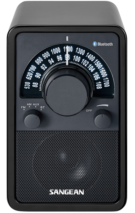 Sangean WR-15BT Personligt Analog Sort